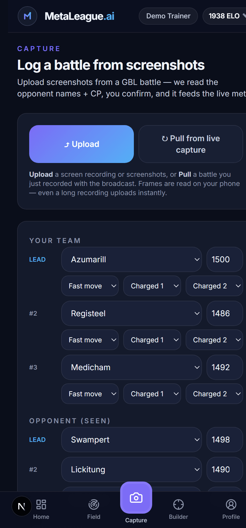 Capture screen